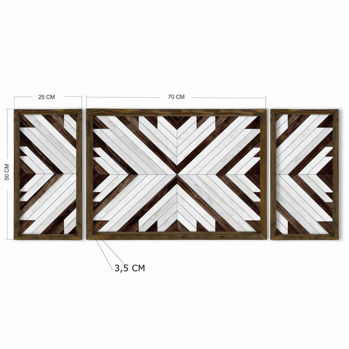 Wallity Cuadro Decorativo Unknown - Conjunto de 3 Piezas